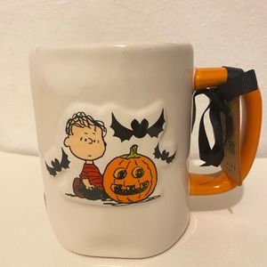 Rae Dunn Peanuts Linus Halloween Mug 2023
